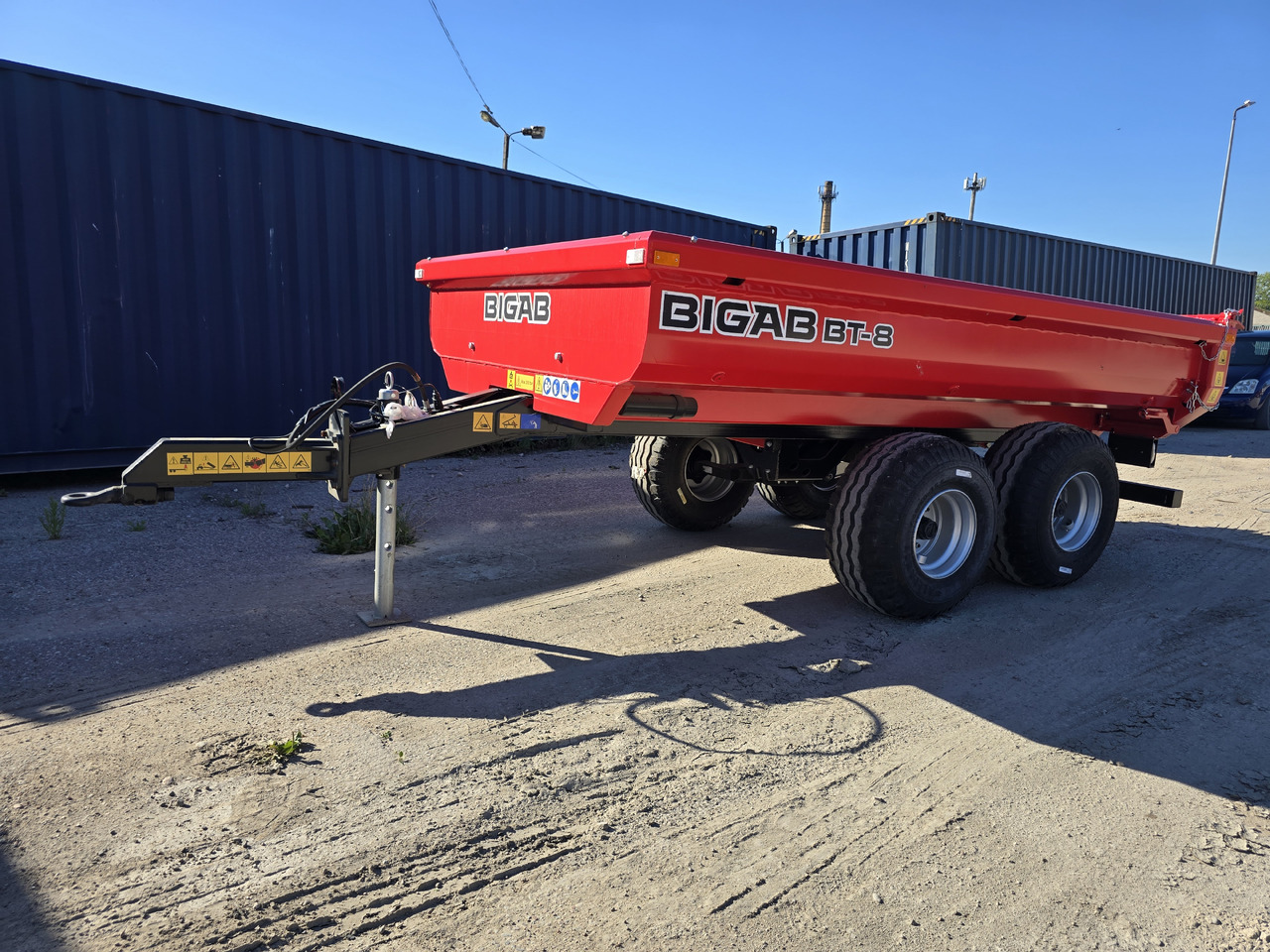 BIGAB BT-8 HARDOX - Farm tipping trailer/ Dumper: picture 2 BIGAB BT-8 HARDOX - Farm tipping trailer/ Dumper: picture 2