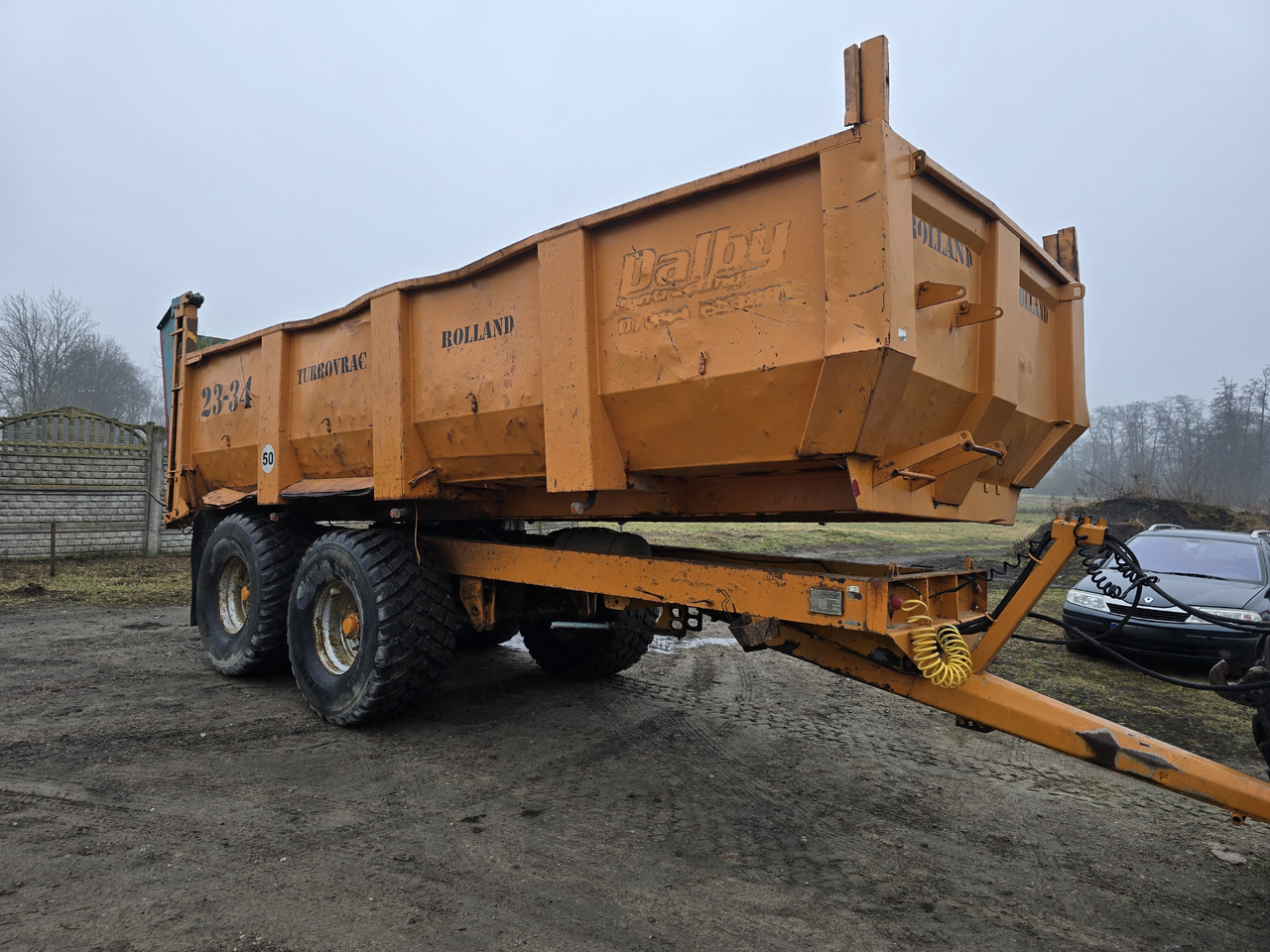 ROLLAND TURBOVRAC 23-34 - Farm tipping trailer/ Dumper: picture 1 ROLLAND TURBOVRAC 23-34 - Farm tipping trailer/ Dumper: picture 1