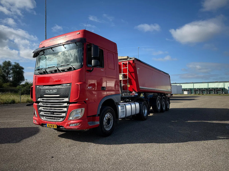 DAF XF 440 XF440 4X2 Komplett mit 2015 Schmitz Alu 27m3 Kipper €21899,- - Tractor unit: picture 4 DAF XF 440 XF440 4X2 Komplett mit 2015 Schmitz Alu 27m3 Kipper €21899,- - Tractor unit: picture 4