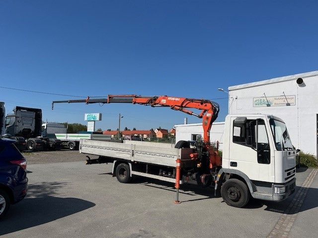 Iveco ML 75 E Pritsche mit Atlas Ladekran 60.1 - Flatbed van: picture 1 Iveco ML 75 E Pritsche mit Atlas Ladekran 60.1 - Flatbed van: picture 1