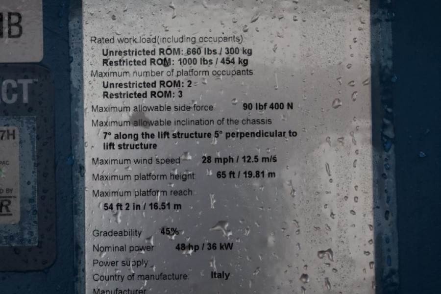 Genie S65XC Valid inspection, *Guarantee! Diesel, 4x4 Dr - Telescopic boom: picture 5 Genie S65XC Valid inspection, *Guarantee! Diesel, 4x4 Dr - Telescopic boom: picture 5