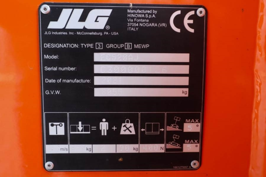 JLG EC520AJ Electric, 18m Working Height, 10.65m Reach - Articulated boom: picture 4 JLG EC520AJ Electric, 18m Working Height, 10.65m Reach - Articulated boom: picture 4