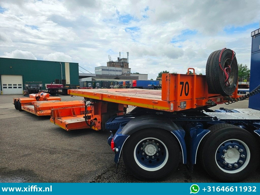 Low loader semi-trailer Faymonville 2-ass. Uitschuifbare dieplader met afneembare zwanenhals / 2x gestuurd: picture 7