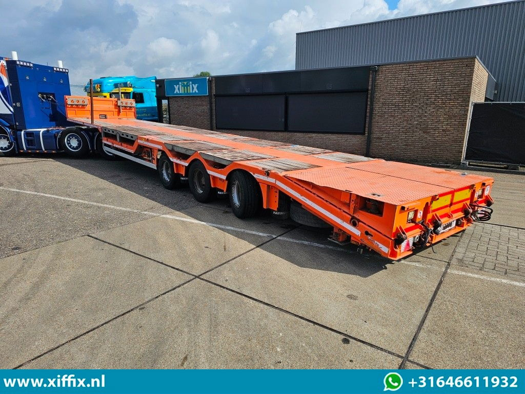 Faymonville 3-ass. Vlakke uitschuifbare Mega oplegger / Uitklapbare laadvloer klep / Naloop gestuurd - Dropside/ Flatbed semi-trailer: picture 4 Faymonville 3-ass. Vlakke uitschuifbare Mega oplegger / Uitklapbare laadvloer klep / Naloop gestuurd - Dropside/ Flatbed semi-trailer: picture 4