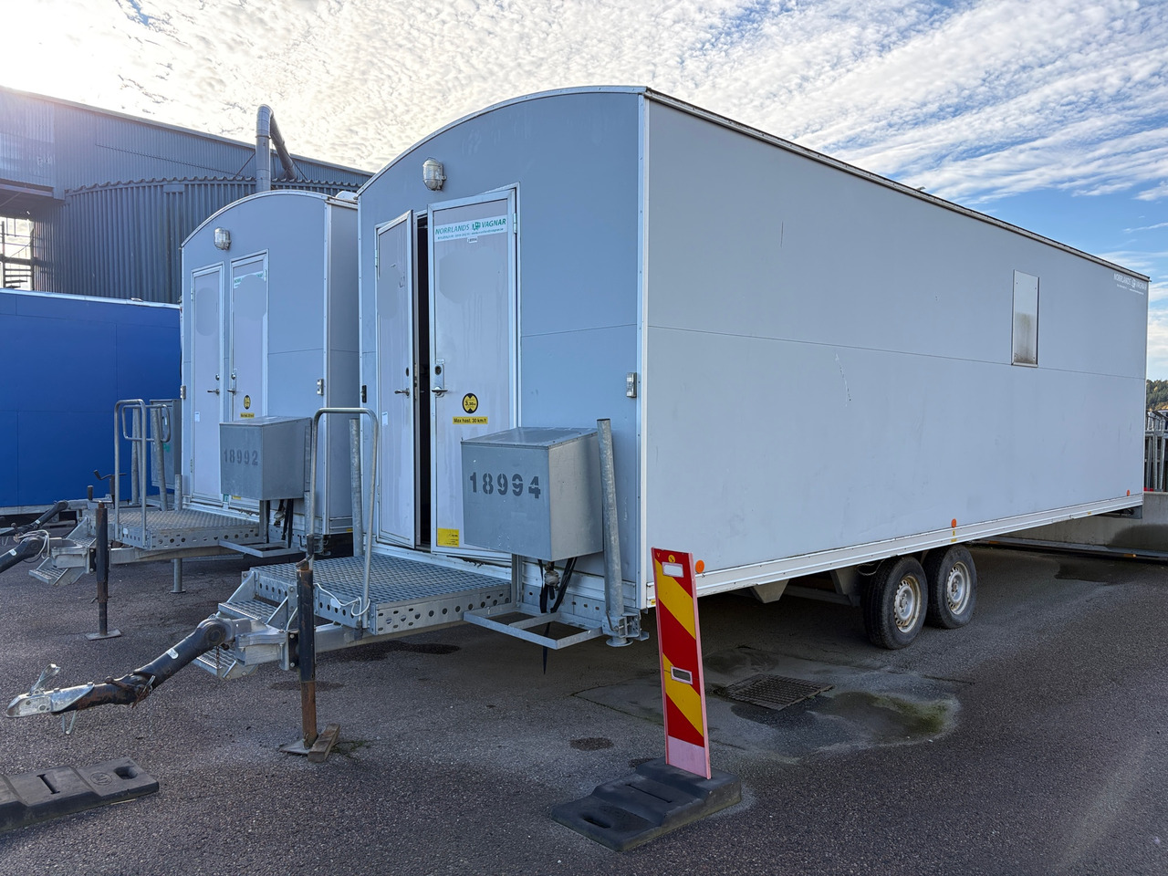 Norrlandsvagnar OMT5-50D - Construction container, Trailer: picture 1 Norrlandsvagnar OMT5-50D - Construction container, Trailer: picture 1