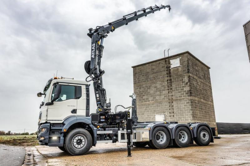 MAN TGS 35.520 BL - ATLAS 240.2E - Hook lift truck, Crane truck: picture 5 MAN TGS 35.520 BL - ATLAS 240.2E - Hook lift truck, Crane truck: picture 5