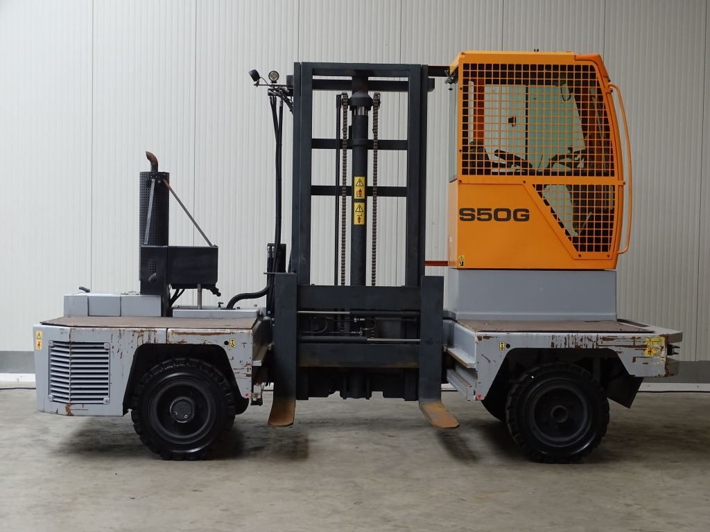 Hubtex S50G - 652 MTH - GAS - Side loader: picture 3 Hubtex S50G - 652 MTH - GAS - Side loader: picture 3