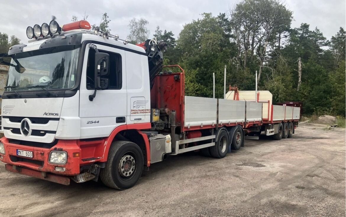 Mercedes-Benz 2544L Ekipage - Dropside/ Flatbed truck, Crane truck: picture 4 Mercedes-Benz 2544L Ekipage - Dropside/ Flatbed truck, Crane truck: picture 4