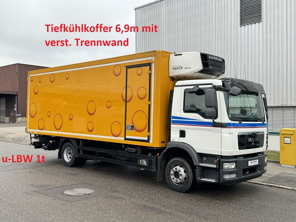 MAN TGM 12.250 Tiefkühlkoffer 6,9m SUPRA 850 LBW E5 MAN TGM 12.250 Tiefkühlkoffer 6,9m SUPRA 850 LBW E5 - Refrigerator truck: picture 1 MAN TGM 12.250 Tiefkühlkoffer 6,9m SUPRA 850 LBW E5 MAN TGM 12.250 Tiefkühlkoffer 6,9m SUPRA 850 LBW E5 - Refrigerator truck: picture 1
