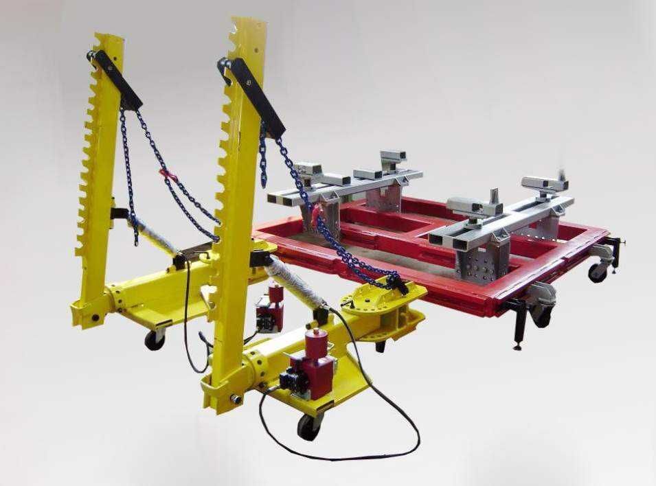 Frame for Truck Cabin Repair / Rahmen für die Reparatur von Lkw-Fahrerhäusern / Rám pro opravu kabin nákladních vozidel / Cadru pentru repararea cabinelor camioanelor - Automotive service equipment: picture 1 Frame for Truck Cabin Repair / Rahmen für die Reparatur von Lkw-Fahrerhäusern / Rám pro opravu kabin nákladních vozidel / Cadru pentru repararea cabinelor camioanelor - Automotive service equipment: picture 1