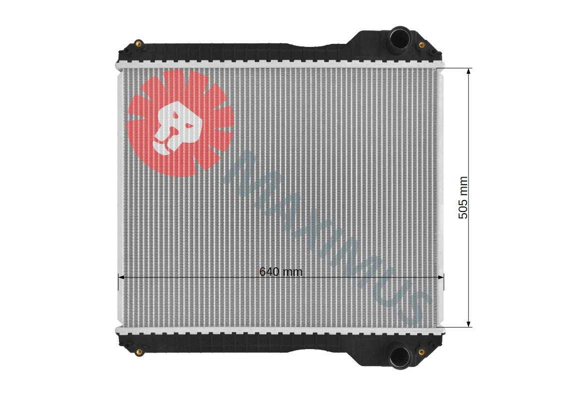 JCB 3CXE , 3CXSM , 3CX , 4CXSM , 3CXS , 4C-SUPER , 4CX , 4CN , - Radiator for Backhoe loader: picture 3 JCB 3CXE , 3CXSM , 3CX , 4CXSM , 3CXS , 4C-SUPER , 4CX , 4CN , - Radiator for Backhoe loader: picture 3