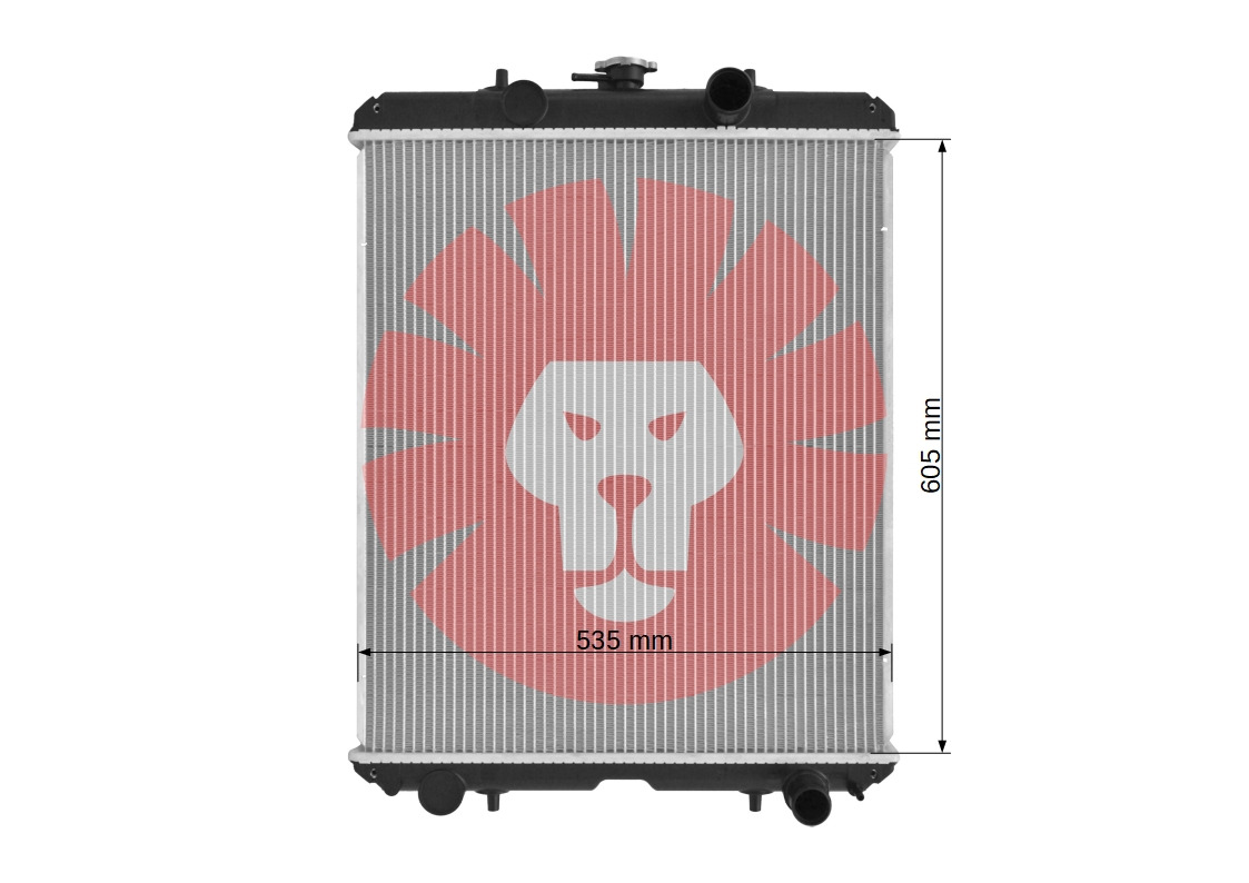 KUBOTA KX185 - Radiator for Excavator: picture 3 KUBOTA KX185 - Radiator for Excavator: picture 3