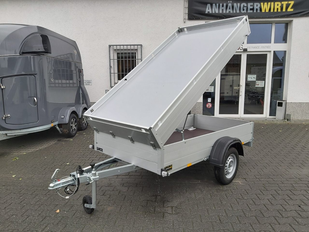 ALUBOXX Deckelanhänger GT 750 HT 251x126x48cm (S) 750kg - Car trailer: picture 1 ALUBOXX Deckelanhänger GT 750 HT 251x126x48cm (S) 750kg - Car trailer: picture 1