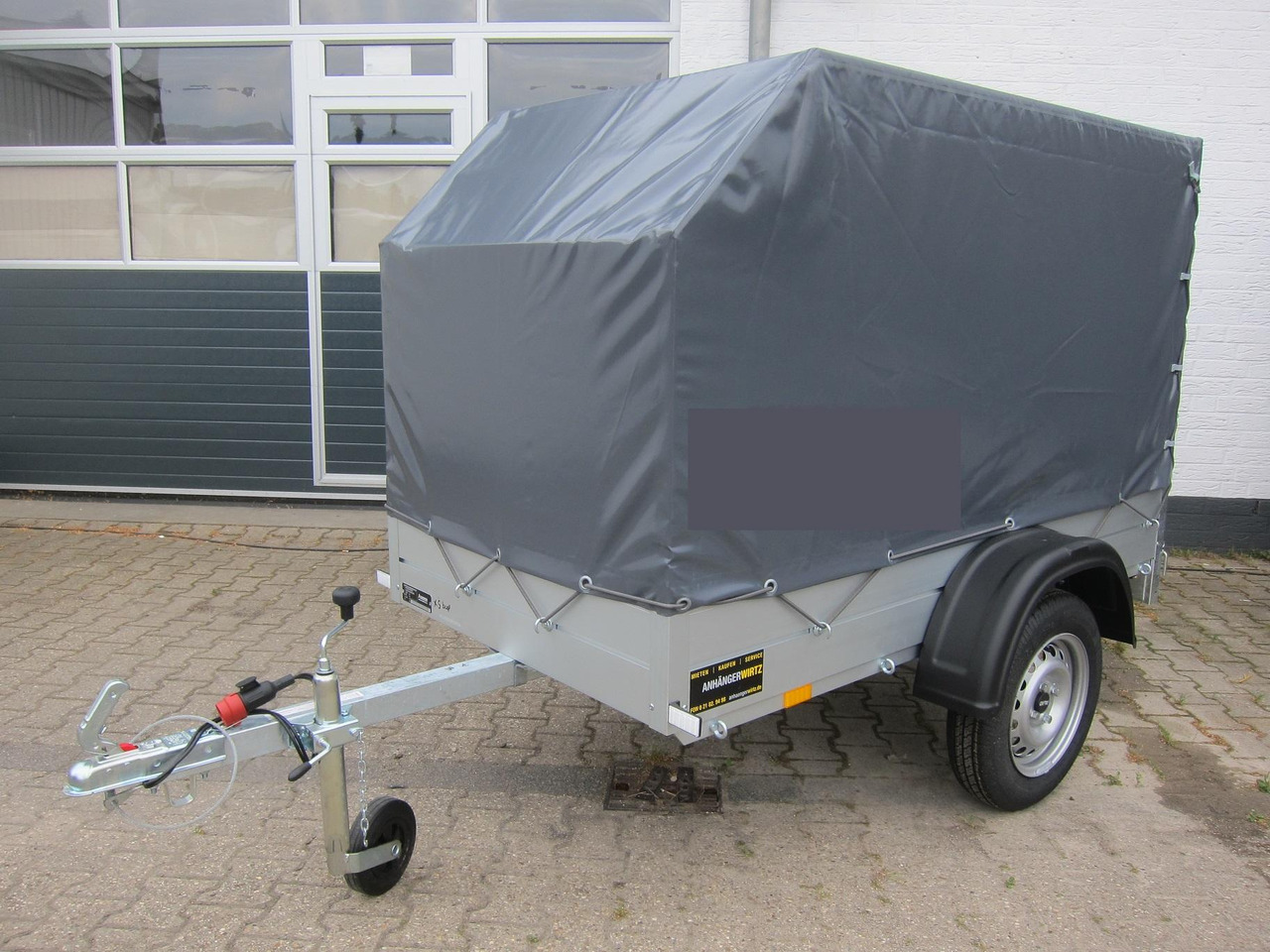 Aluliner Planen Anhänger GT 500 181x101x120 +Hochplane aero grau (XXS) 500kg - Car trailer: picture 3 Aluliner Planen Anhänger GT 500 181x101x120 +Hochplane aero grau (XXS) 500kg - Car trailer: picture 3
