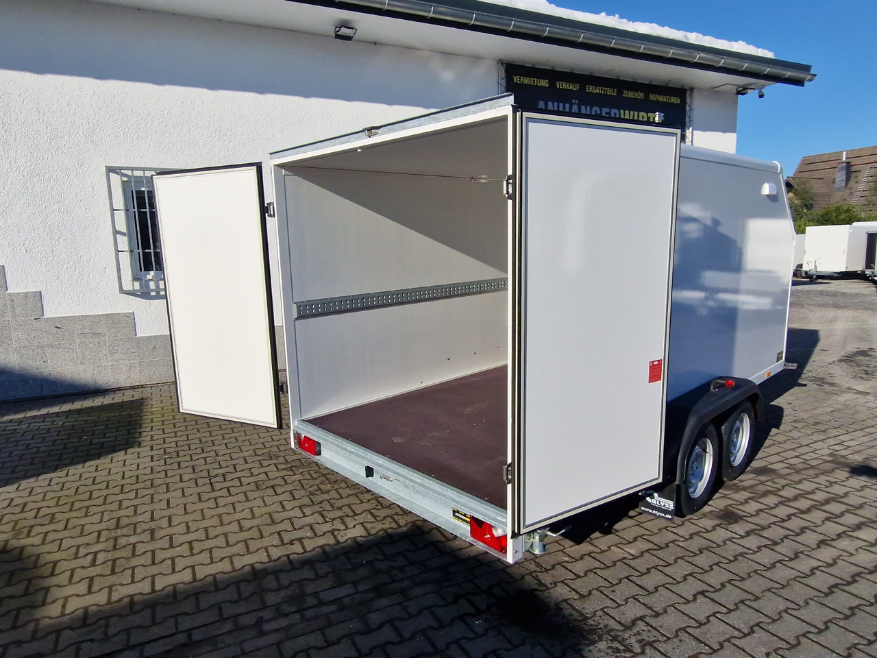 Closed box trailer Kargo FS2740/180HTL 405x200x180cm GFK Zurrsystem 100km/H (XL) 2700kg: picture 19