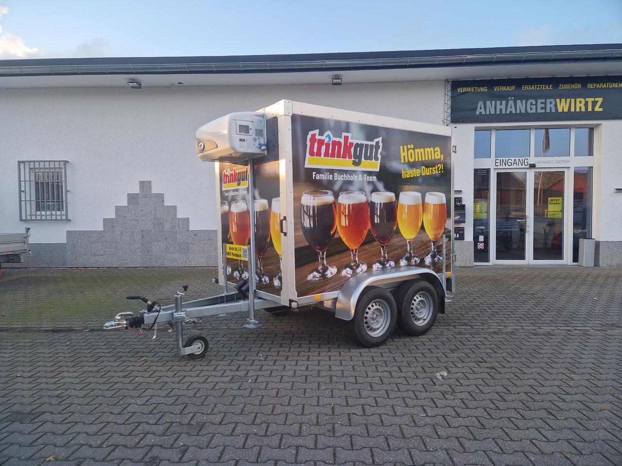 Kühlanhänger AZKF 2025/145 243x144x180cm GOVI 4 Kühlaggregat 60 Frioliner Januar Aktion - Refrigerator trailer: picture 1 Kühlanhänger AZKF 2025/145 243x144x180cm GOVI 4 Kühlaggregat 60 Frioliner Januar Aktion - Refrigerator trailer: picture 1