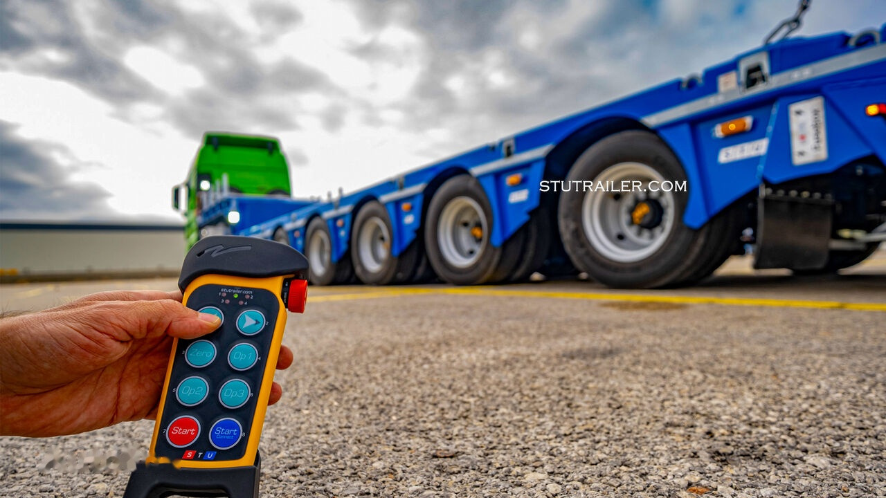 STU 5 Axle Hydraulic Steering Extendable Low Laoder - Low loader semi-trailer: picture 2 STU 5 Axle Hydraulic Steering Extendable Low Laoder - Low loader semi-trailer: picture 2