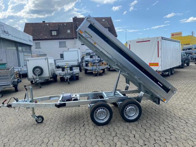 Brenderup Rückwärtskipper BT4260STB 2500, 2,5 to., E-Pumpe, 259x143x35cm - Tipper trailer: picture 1 Brenderup Rückwärtskipper BT4260STB 2500, 2,5 to., E-Pumpe, 259x143x35cm - Tipper trailer: picture 1