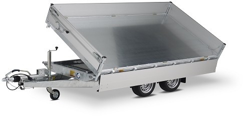 Hapert Cobalt 3-Seitenkipper HM-2 3350 x 1800 x 300 mm, ZG 3,5 to. E-Pumpe - Tipper trailer: picture 1 Hapert Cobalt 3-Seitenkipper HM-2 3350 x 1800 x 300 mm, ZG 3,5 to. E-Pumpe - Tipper trailer: picture 1