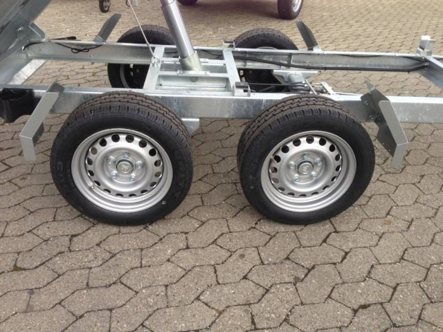 New Tipper trailer Humbaur HUK 272715 Heckkipper 2,7 t. E-Pumpe 2680 x 1500 x 300mm: picture 7