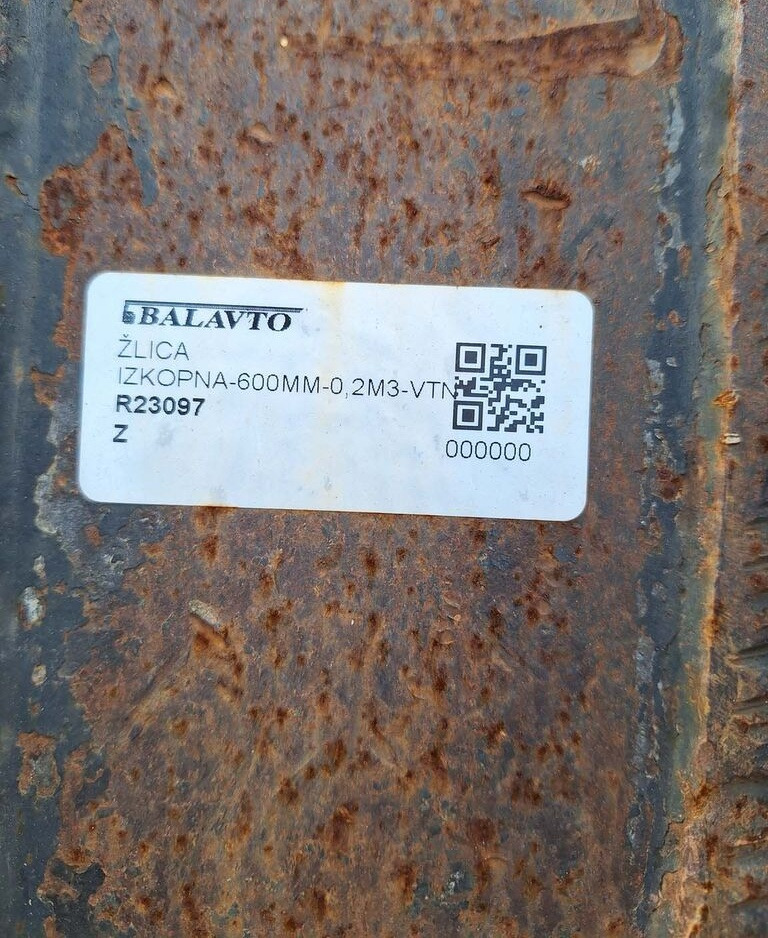 Digging bucket 600 mm VTN - Excavator bucket: picture 5 Digging bucket 600 mm VTN - Excavator bucket: picture 5
