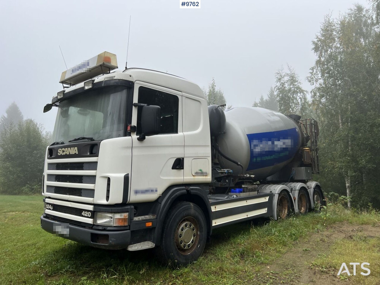 Scania R124 Tridem Concrete Truck - Concrete mixer truck: picture 1 Scania R124 Tridem Concrete Truck - Concrete mixer truck: picture 1