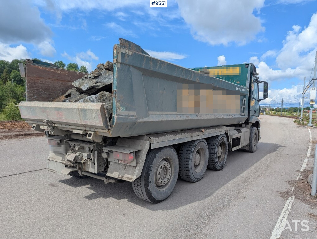 Tipper truck Mercedes Benz Arocs 3253 with Zetterberg flatbed - Tipper: picture 5 Tipper truck Mercedes Benz Arocs 3253 with Zetterberg flatbed - Tipper: picture 5