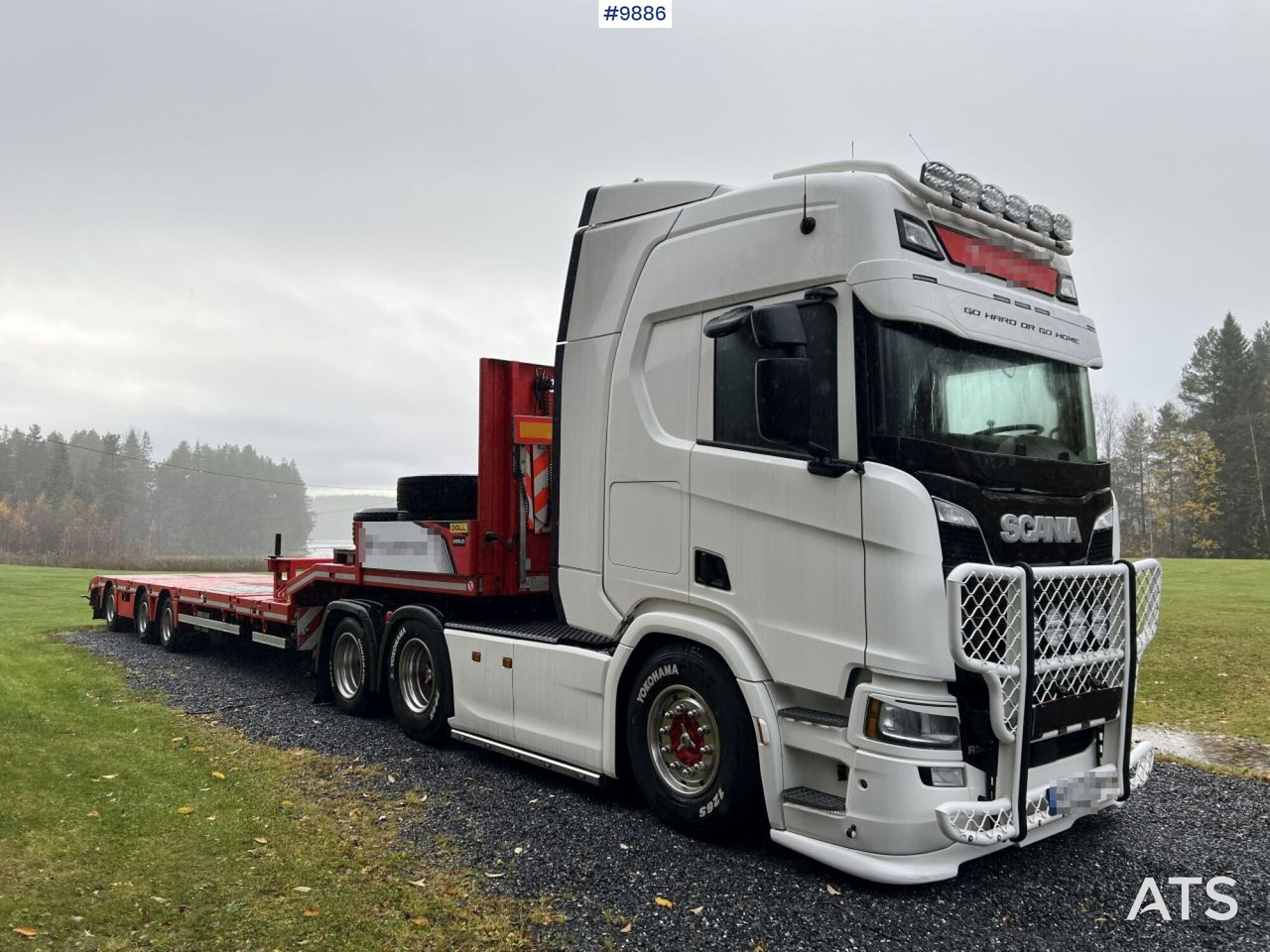 Tractor unit, Low loader semi-trailer Scania R500 Tractor unit with Doll S3L Trombone Trailer: picture 17 Tractor unit, Low loader semi-trailer Scania R500 Tractor unit with Doll S3L Trombone Trailer: picture 17