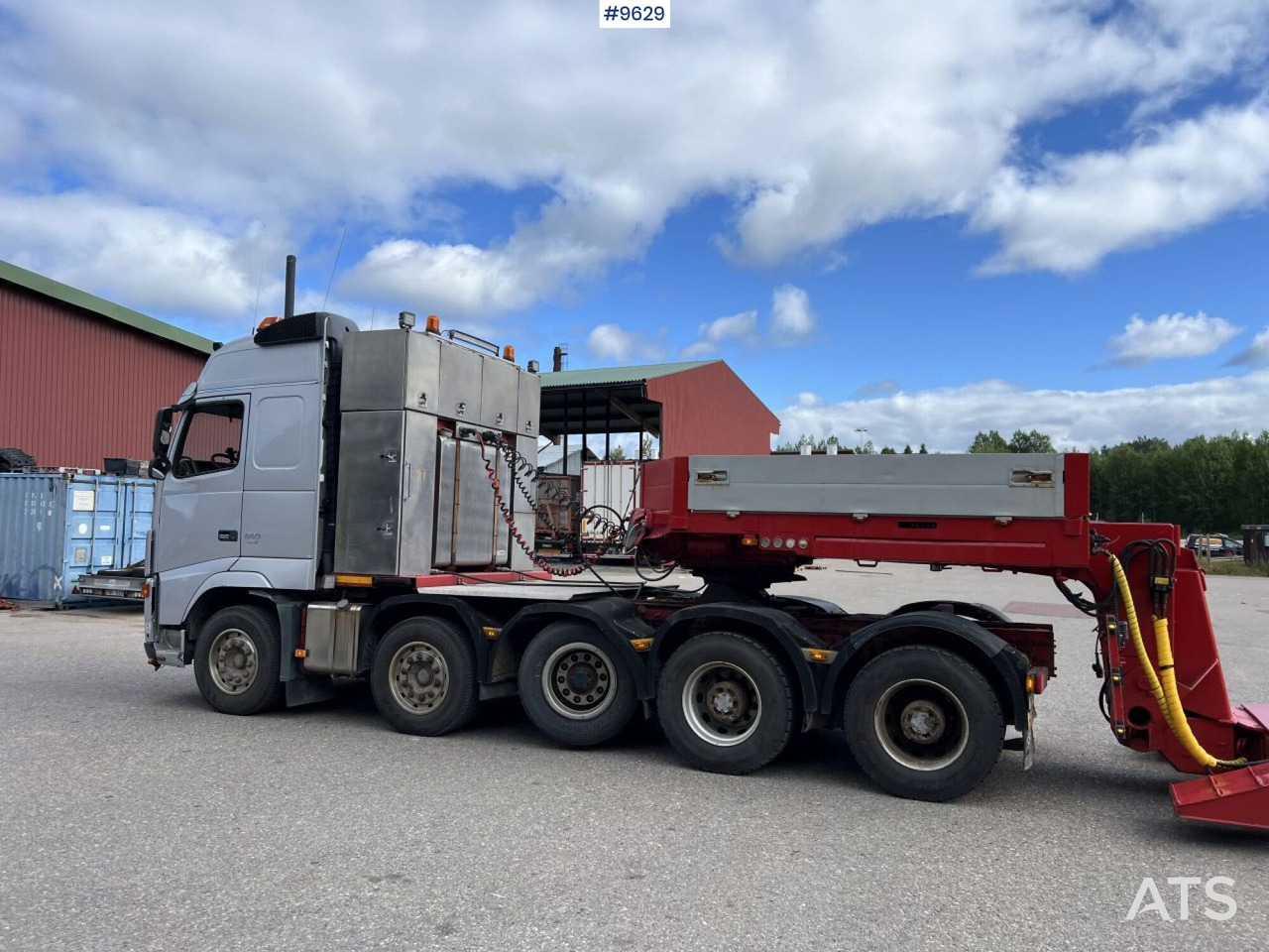 Tractor unit, Low loader semi-trailer Volvo FH16 5-axle tractor unit, GOLDHOFER STZ-VL 4-41/80 trailer: picture 7