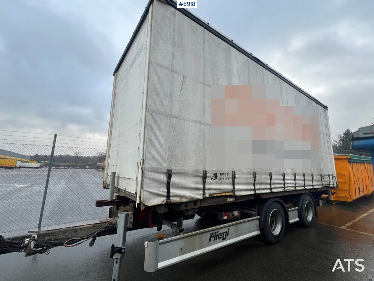 Trailer - FLIEGL TWP 200J - Curtainsider trailer: picture 1 Trailer - FLIEGL TWP 200J - Curtainsider trailer: picture 1