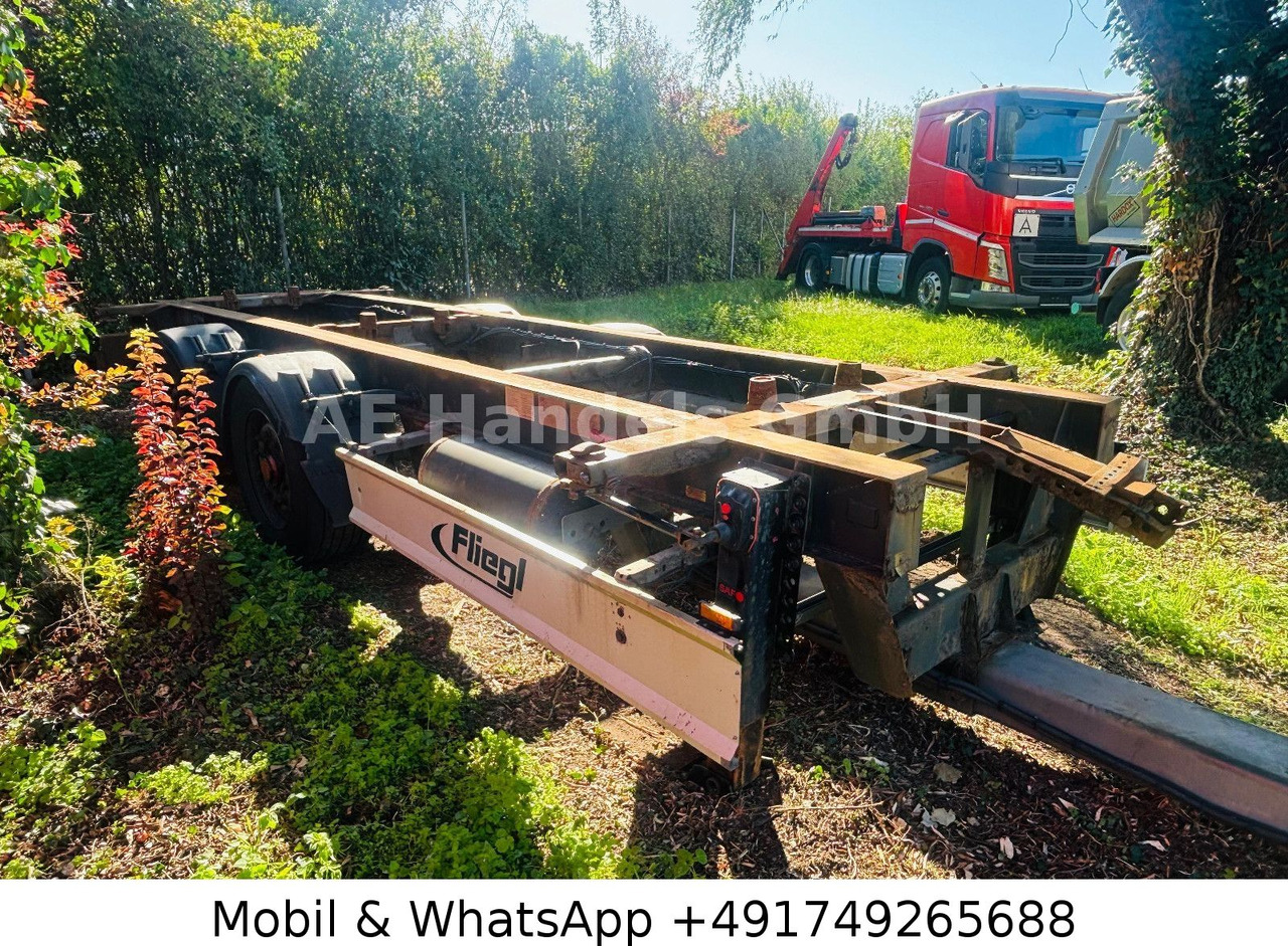 Fliegl TWP 180 Tandem Tiefgekoppelt *BWP/Scheibenbremse - Container transporter/ Swap body trailer: picture 1 Fliegl TWP 180 Tandem Tiefgekoppelt *BWP/Scheibenbremse - Container transporter/ Swap body trailer: picture 1