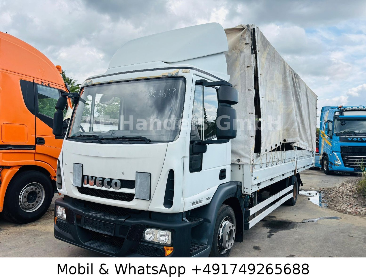 Iveco 120E22 Flachdach BL *Manual / LBW-Dautel - Curtainsider truck: picture 2 Iveco 120E22 Flachdach BL *Manual / LBW-Dautel - Curtainsider truck: picture 2