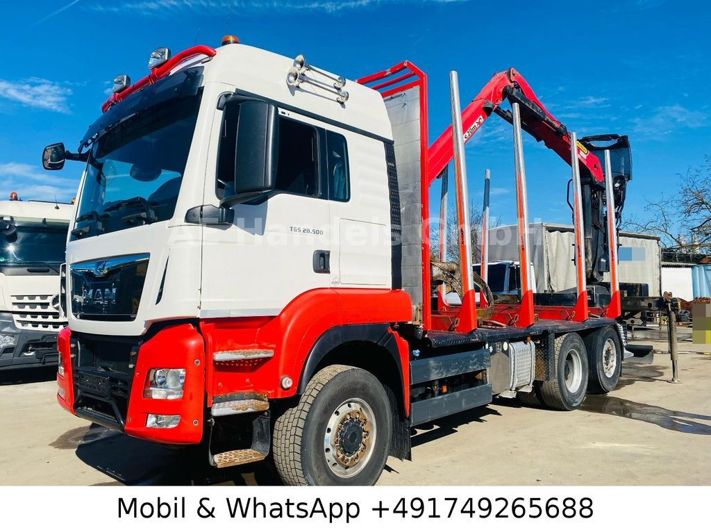 MAN TGS 28.500 XLX BL 6x4 *Palfinger-Epsilon-M12Z/AP - Timber truck, Crane truck: picture 1 MAN TGS 28.500 XLX BL 6x4 *Palfinger-Epsilon-M12Z/AP - Timber truck, Crane truck: picture 1