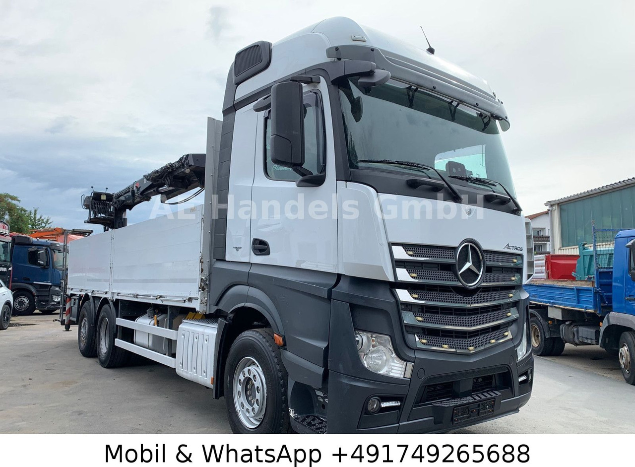 Dropside/ Flatbed truck, Crane truck Mercedes-Benz Actros IV 2645 L LL 6x2 *Retarder/Hiab-177K-Pro: picture 6