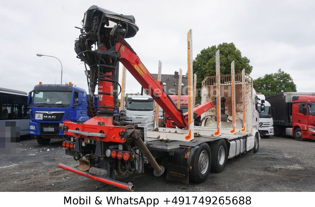 Scania R580 V8 Highline Palfinger-M120L97 *Retarder/ACC - Crane truck, Timber truck: picture 4 Scania R580 V8 Highline Palfinger-M120L97 *Retarder/ACC - Crane truck, Timber truck: picture 4