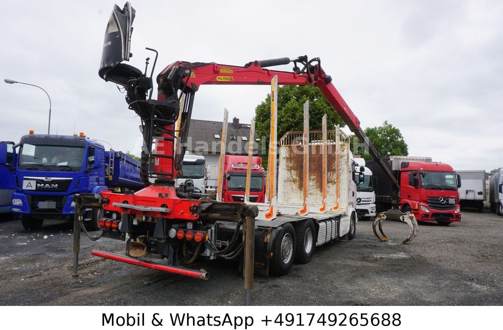 Scania R580 V8 Highline Palfinger-M120L97 *Retarder/ACC - Timber truck, Crane truck: picture 3 Scania R580 V8 Highline Palfinger-M120L97 *Retarder/ACC - Timber truck, Crane truck: picture 3