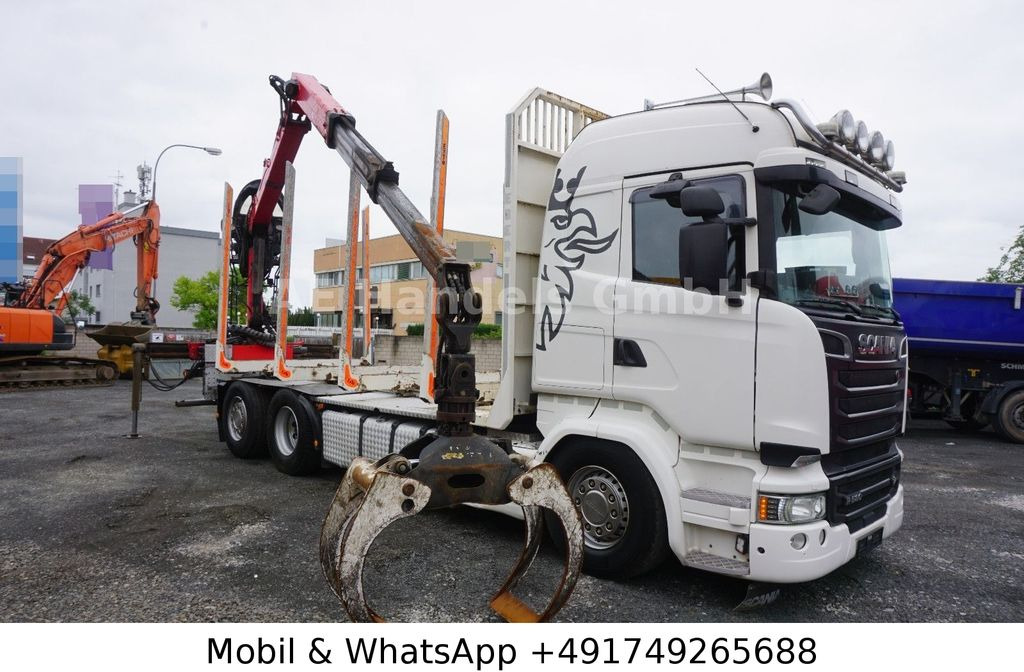 Scania R580 V8 Highline Palfinger-M120L97 *Retarder/ACC - Crane truck, Timber truck: picture 1 Scania R580 V8 Highline Palfinger-M120L97 *Retarder/ACC - Crane truck, Timber truck: picture 1