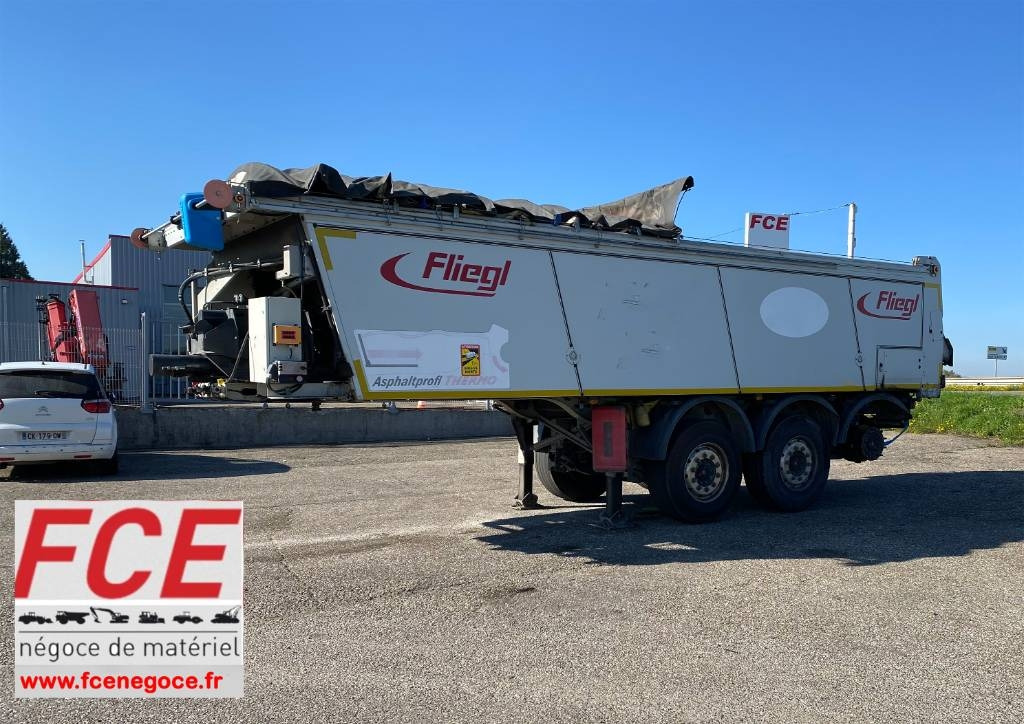 Fliegl THERMO ASS372/Asphalt-Profi endommagée - Tipper semi-trailer: picture 1 Fliegl THERMO ASS372/Asphalt-Profi endommagée - Tipper semi-trailer: picture 1