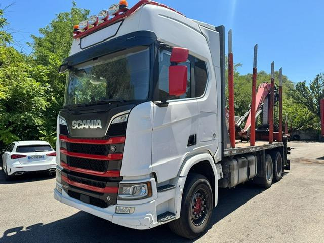 Scania R 650 - Timber truck, Crane truck: picture 3 Scania R 650 - Timber truck, Crane truck: picture 3