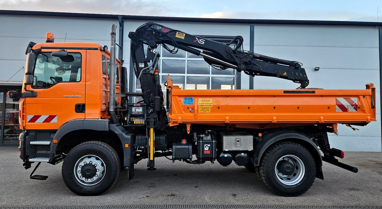 MAN TGM 18.280 4x4 HIAB 111-3 Funk Kran Winterdienst - Tipper, Crane truck: picture 5 MAN TGM 18.280 4x4 HIAB 111-3 Funk Kran Winterdienst - Tipper, Crane truck: picture 5