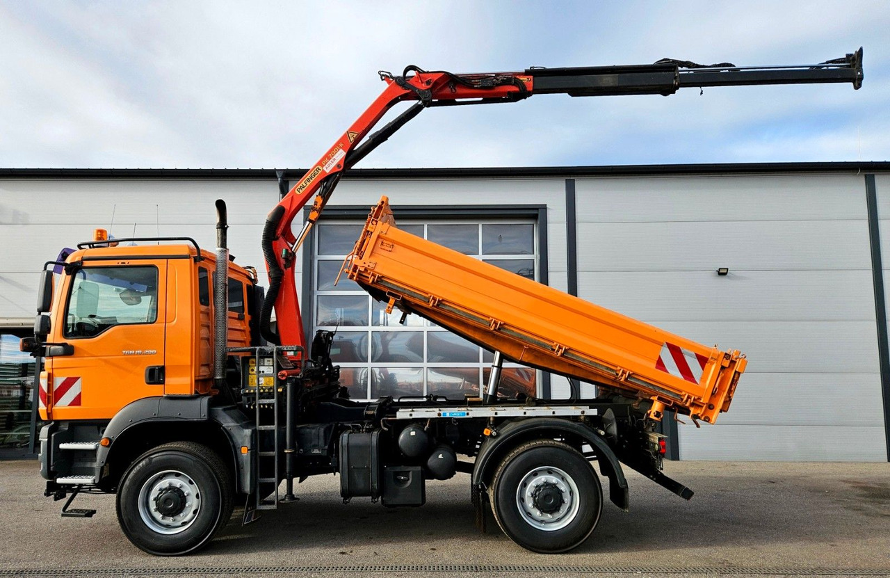 MAN TGM 18.290 4x4 Palfinger PK7001 Kran Funk Euro5 - Tipper, Crane truck: picture 2 MAN TGM 18.290 4x4 Palfinger PK7001 Kran Funk Euro5 - Tipper, Crane truck: picture 2
