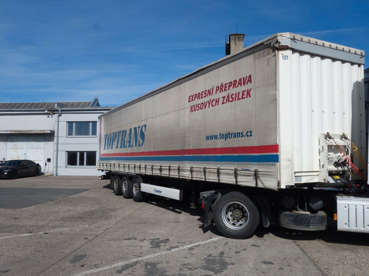 Krone SD Standard, Liftachse - Curtainsider semi-trailer: picture 4 Krone SD Standard, Liftachse - Curtainsider semi-trailer: picture 4