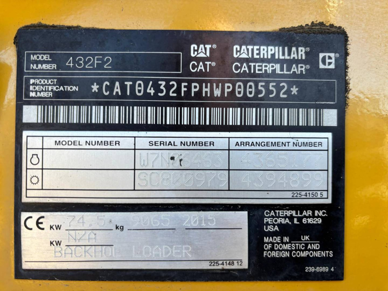 Lease a CAT 432F2 CAT 432F2: picture 6