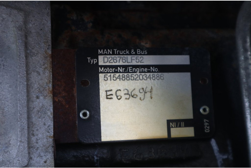 MAN D2676LF52 EURO6 460PS - Engine for Truck: picture 5 MAN D2676LF52 EURO6 460PS - Engine for Truck: picture 5