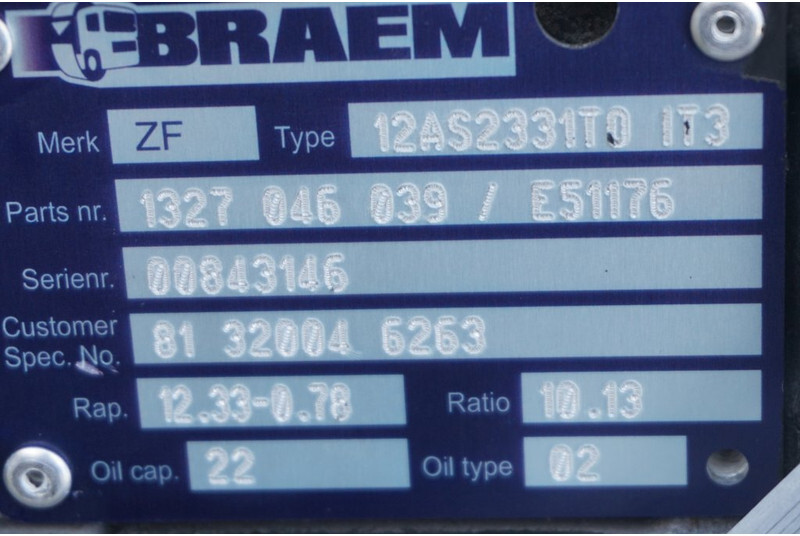 ZF 12AS2331OD+IT3 - Gearbox for Truck: picture 5 ZF 12AS2331OD+IT3 - Gearbox for Truck: picture 5