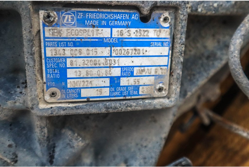 ZF 16S25220OD+NMV221 - Gearbox for Truck: picture 5 ZF 16S25220OD+NMV221 - Gearbox for Truck: picture 5