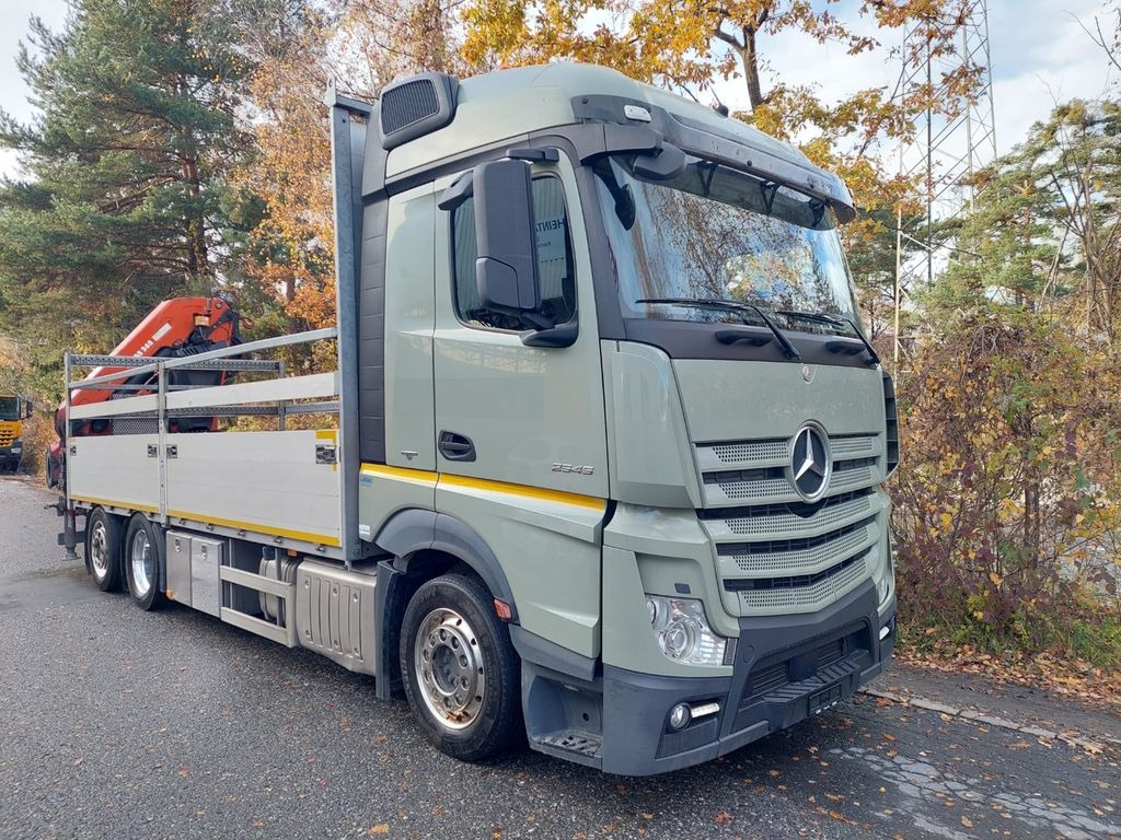 Mercedes-Benz Actros 2545 6x2, E6, Effer 265/6S Mercedes-Benz Actros 2545 6x2, E6, Effer 265/6S, 2x Stück - Crane truck, Dropside/ Flatbed truck: picture 3 Mercedes-Benz Actros 2545 6x2, E6, Effer 265/6S Mercedes-Benz Actros 2545 6x2, E6, Effer 265/6S, 2x Stück - Crane truck, Dropside/ Flatbed truck: picture 3