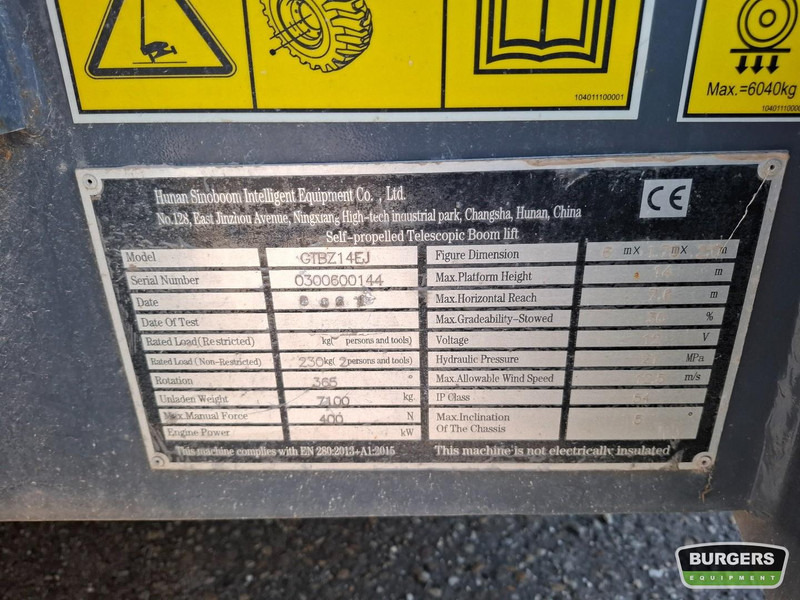 Sinoboom AB14EJ AB460EJ - Articulated boom: picture 5 Sinoboom AB14EJ AB460EJ - Articulated boom: picture 5