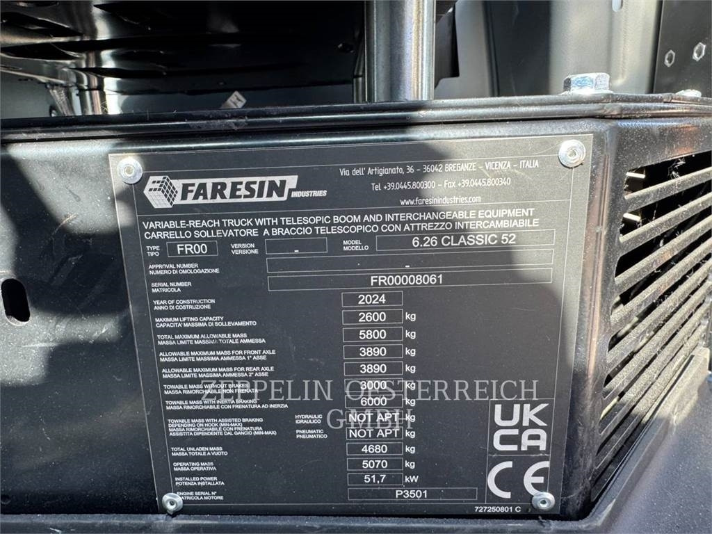 Faresin 6.26 CLASSIC 52 - Other machinery: picture 5 Faresin 6.26 CLASSIC 52 - Other machinery: picture 5