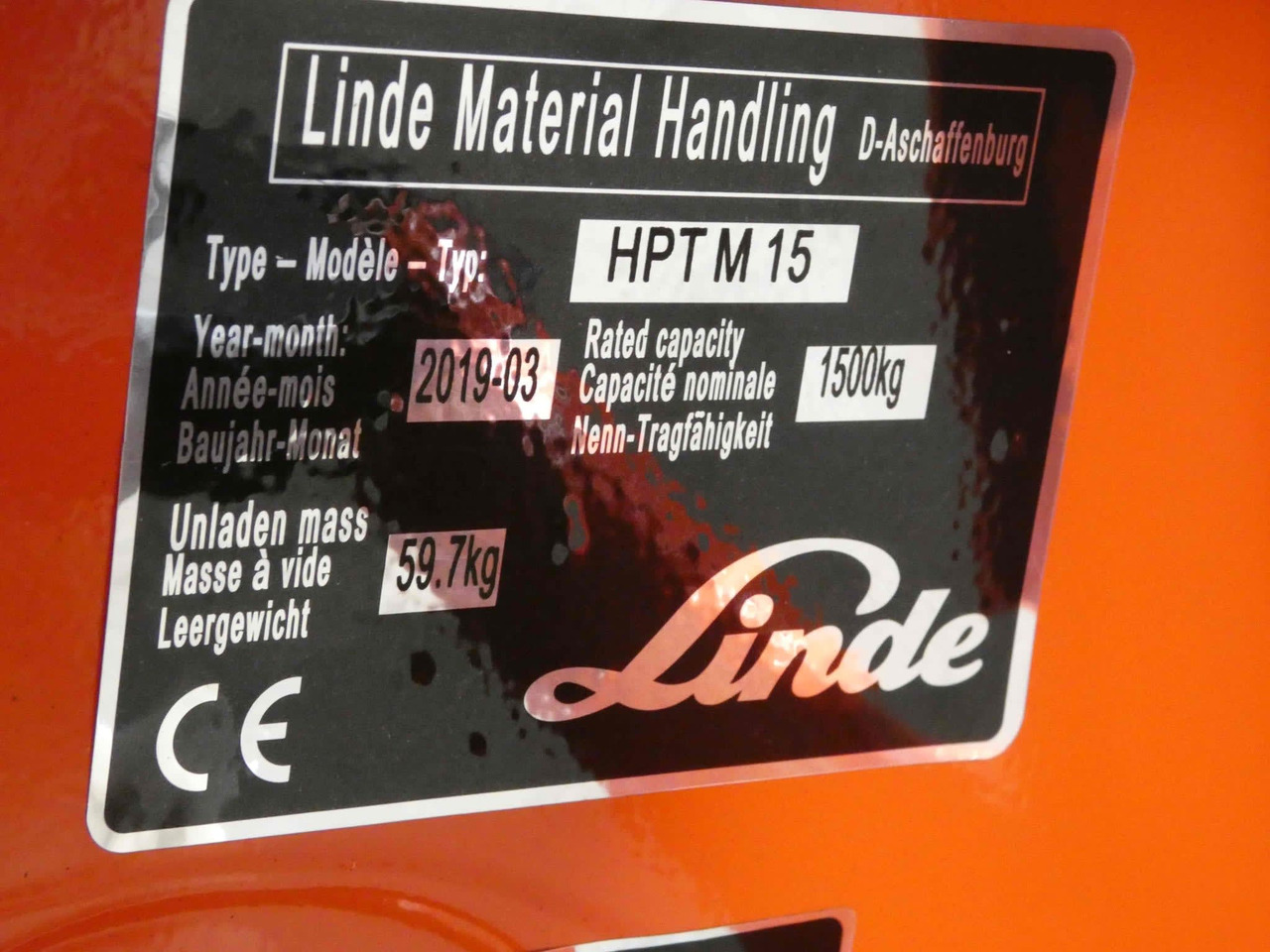 Linde 8x HPTM15/565mm - Pallet truck: picture 2 Linde 8x HPTM15/565mm - Pallet truck: picture 2